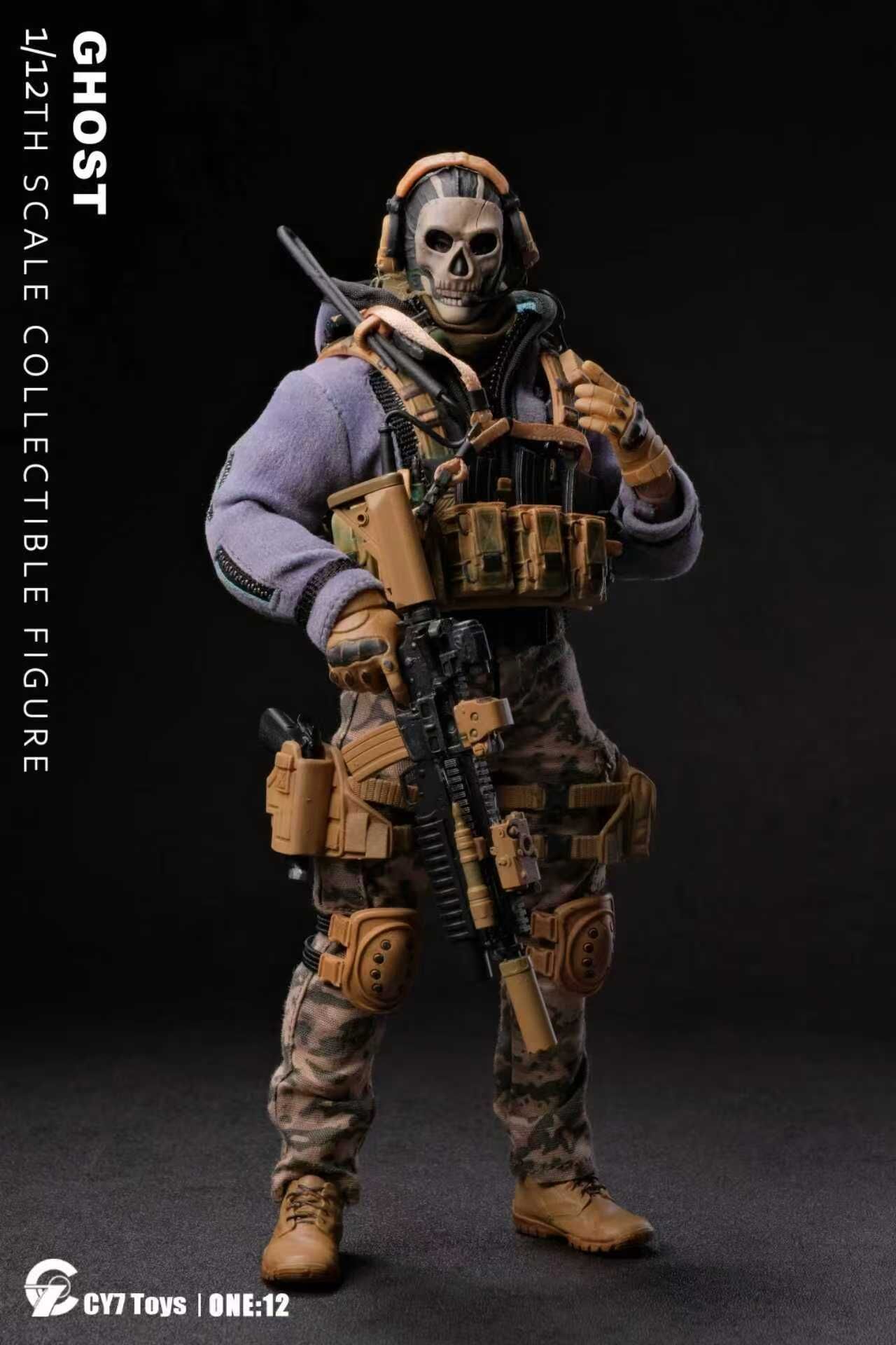 CY7-TOYS 1/12 The Ghost Soldier Action Figure