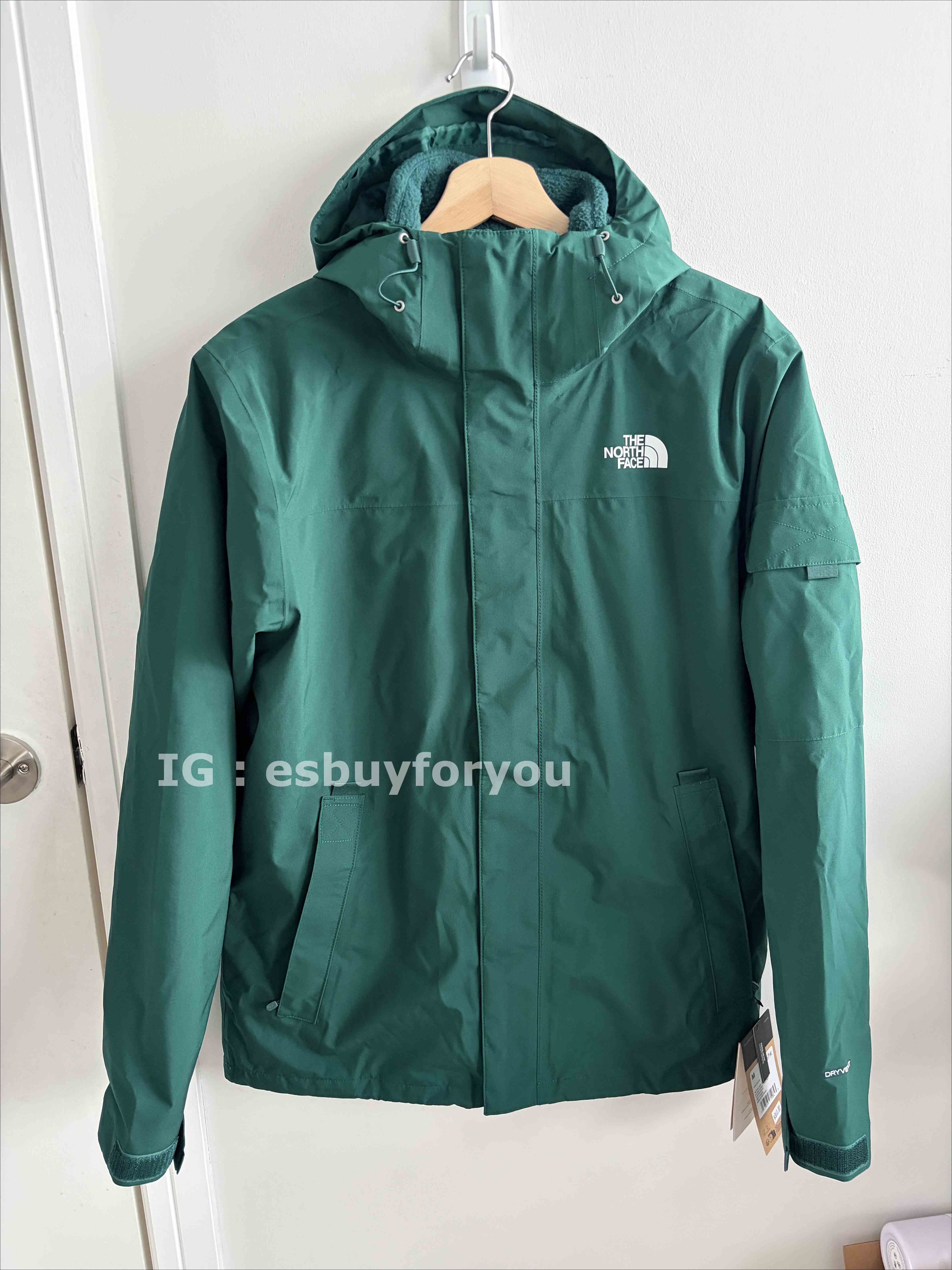 THE NORTH FACE 男大人 三合一 TORO 搖立絨刷毛內裡 防風 防水 連帽 風衣外套 (內裡可單穿)