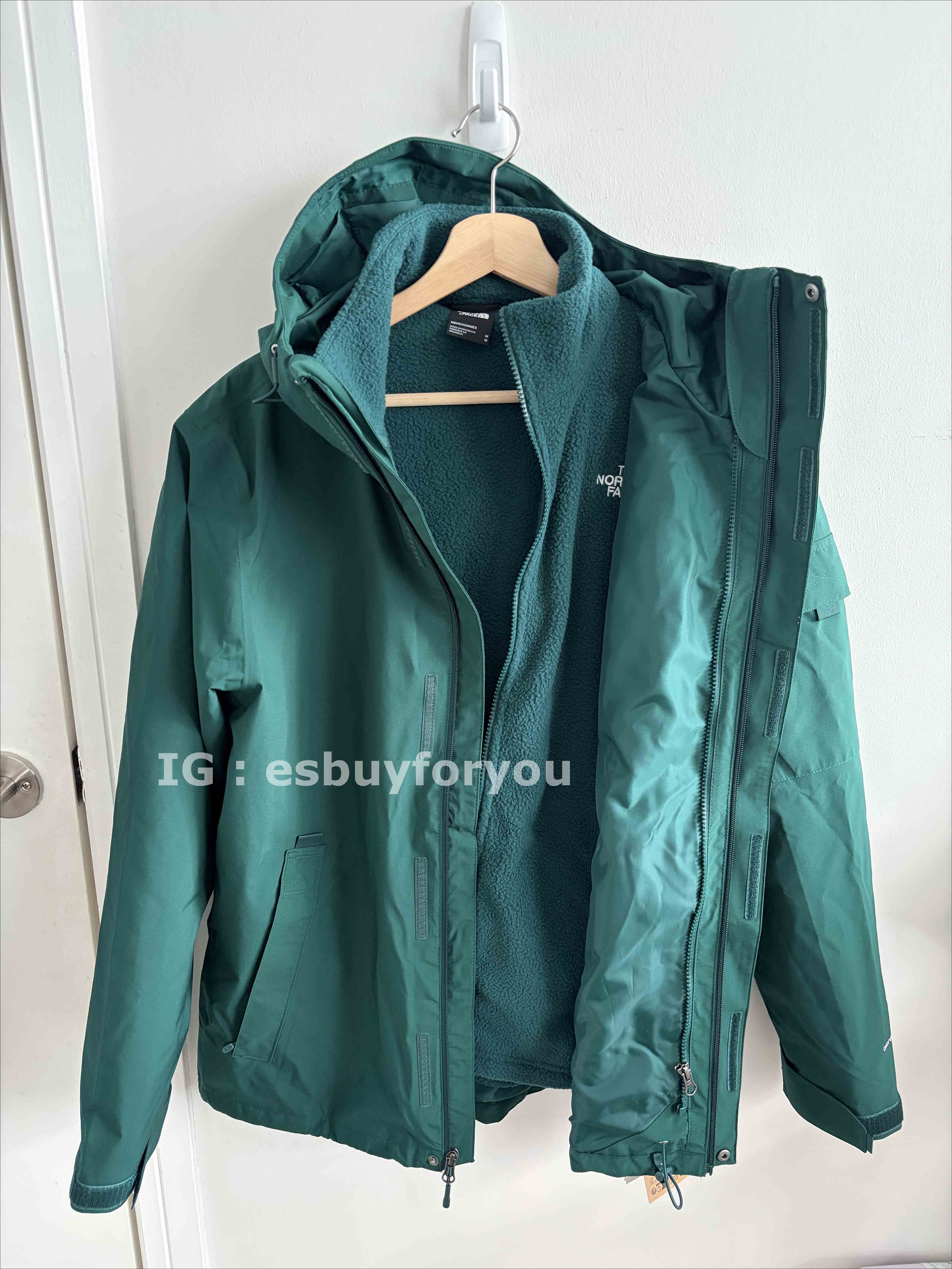 THE NORTH FACE 男大人 三合一 TORO 搖立絨刷毛內裡 防風 防水 連帽 風衣外套 (內裡可單穿)