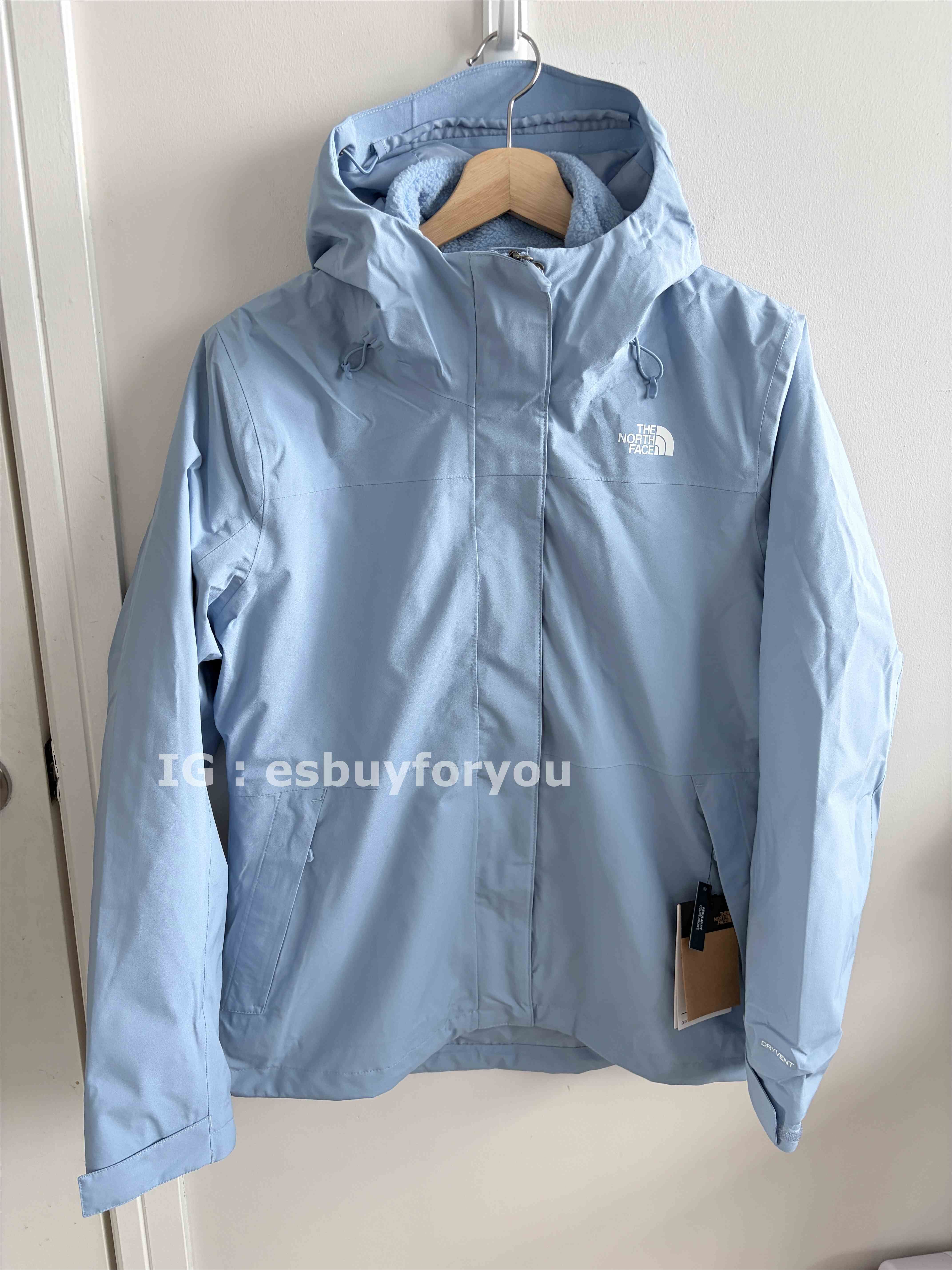 THE NORTH FACE 女大人  三合一 TORO 搖立絨刷毛內裡 防風 防水 連帽 風衣外套 (內裡可單穿)