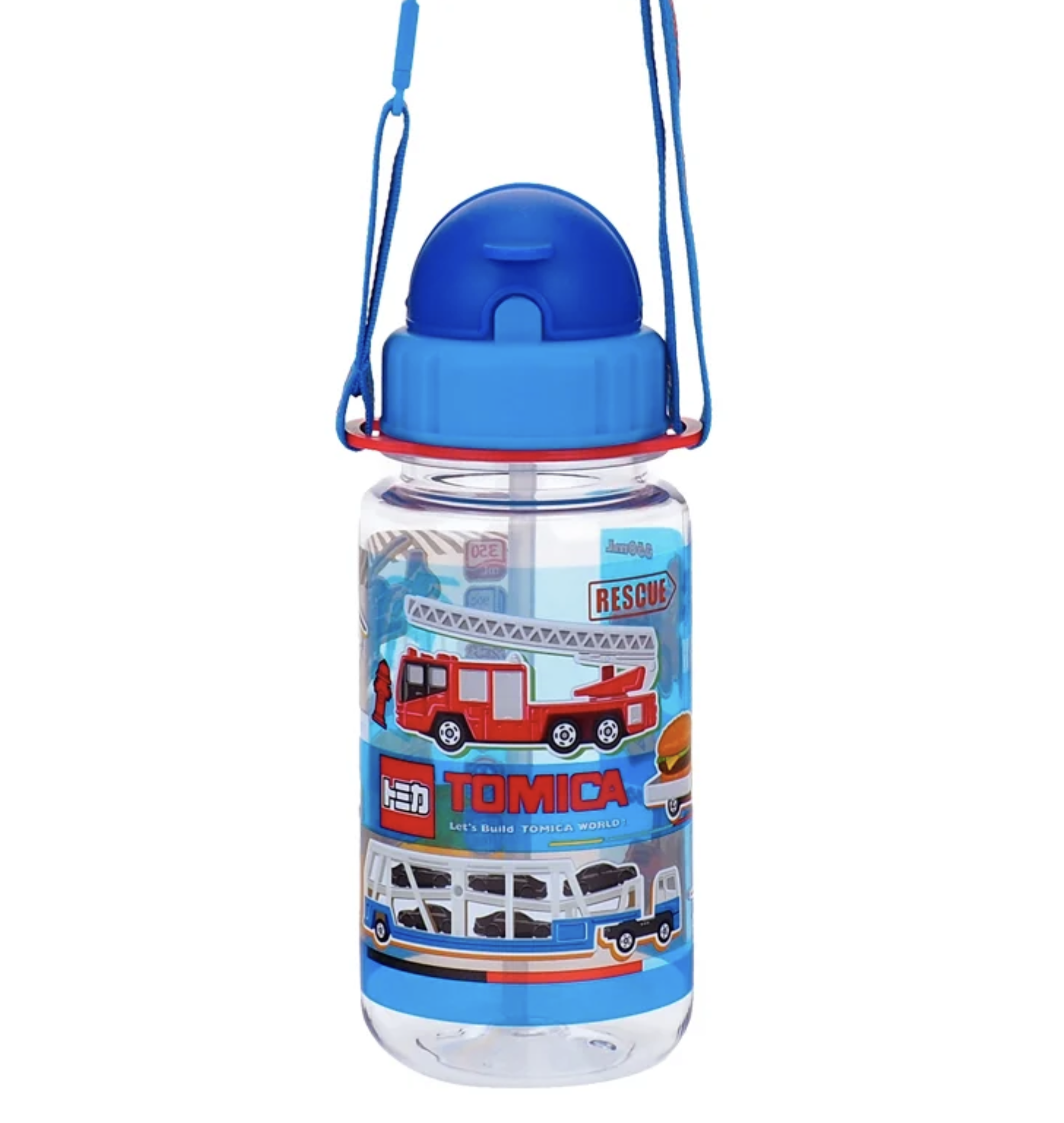 Tomica 350ml 膠水樽連飲管及頸繩 TM-4980-4