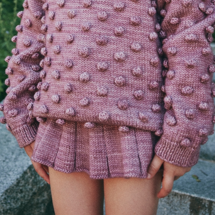 Misha & Puff 針織短褲裙 Skating Pond Skirt - Antique Rose