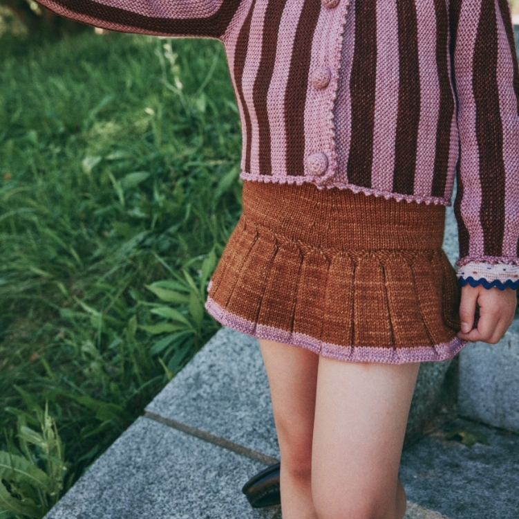 Misha & Puff 針織短褲裙 Skating Pond Skirt - Nutmeg