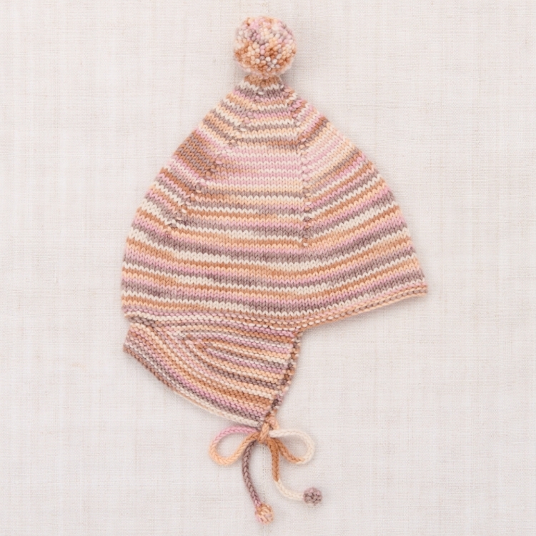 Misha & Puff 毛球精靈綁帶帽 Pointy Peak Hat - Mochi Space Dye