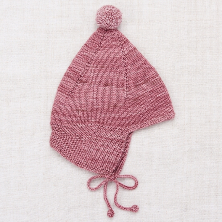 Misha & Puff 毛球精靈綁帶帽 Pointy Peak Hat - Antique Rose
