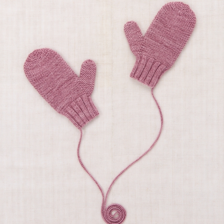 Misha & Puff 羊毛編織手套 Safe Harbor Mittens - Antique Rose