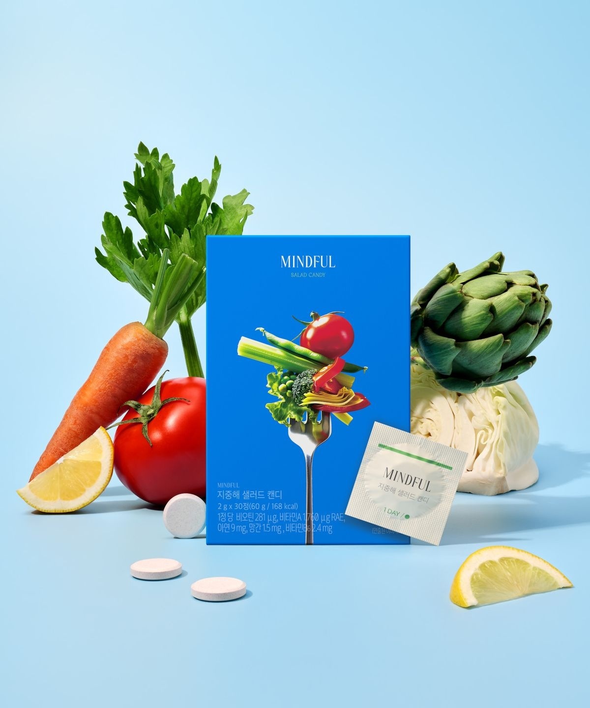 FOODOLOGY Mindful 地中海沙律膳食纖維咀嚼糖 #一盒30份