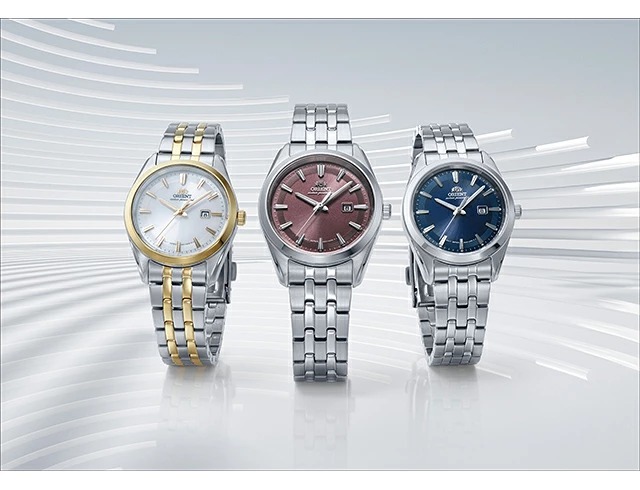Orient 東方 Stretto solar-powered Contemporary Collection Stainless steel 白色 RN-WG0601S RA-WG0601S ,藍色 RN-WG0602L RA-WG0602L ,  啡色 RN-WG0603R RA-WG0603R 太陽能不鏽鋼女士腕錶