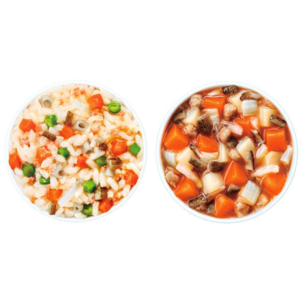 【Wakodo】Ready-to-Eat Cup Salmon Root Veggies Rice & Rich Pork Soup 210g (130g+80g) (16 Months+)