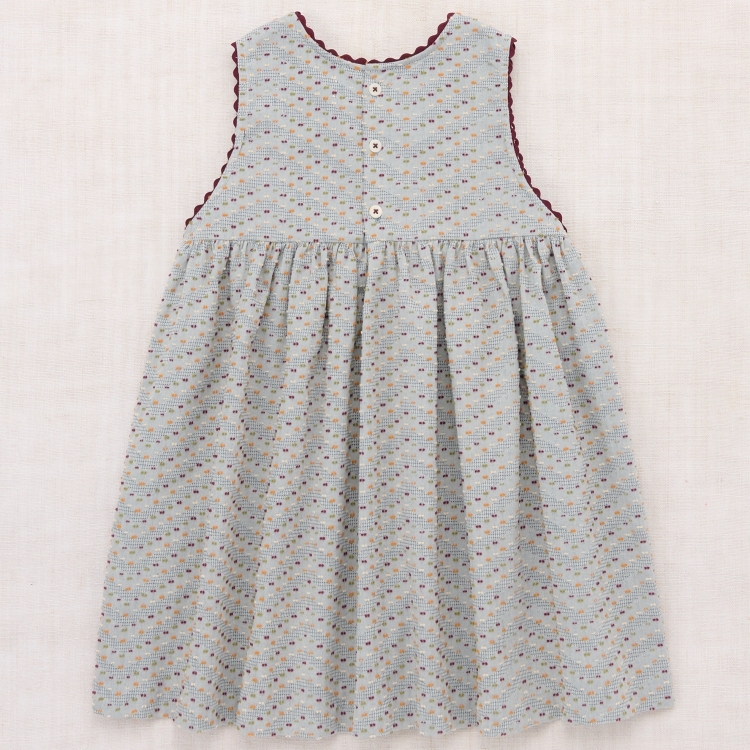 Misha & Puff 立體波點無袖波浪邊洋裝 Mimi Dress - Marine Blue Celebration