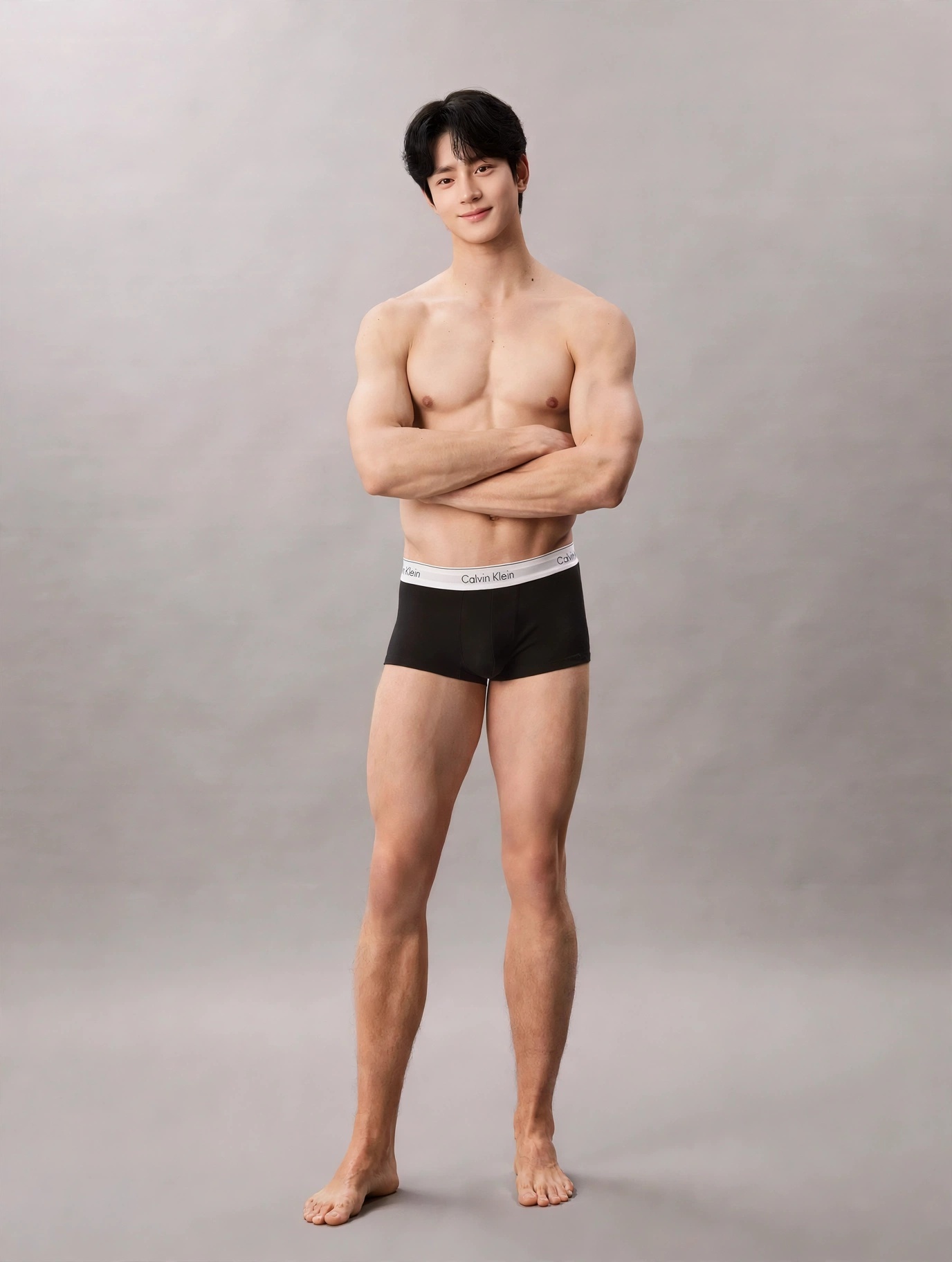 Calvin Klein Icon Cotton Stretch 黑色低腰內褲 (NB4389) (三入組)
