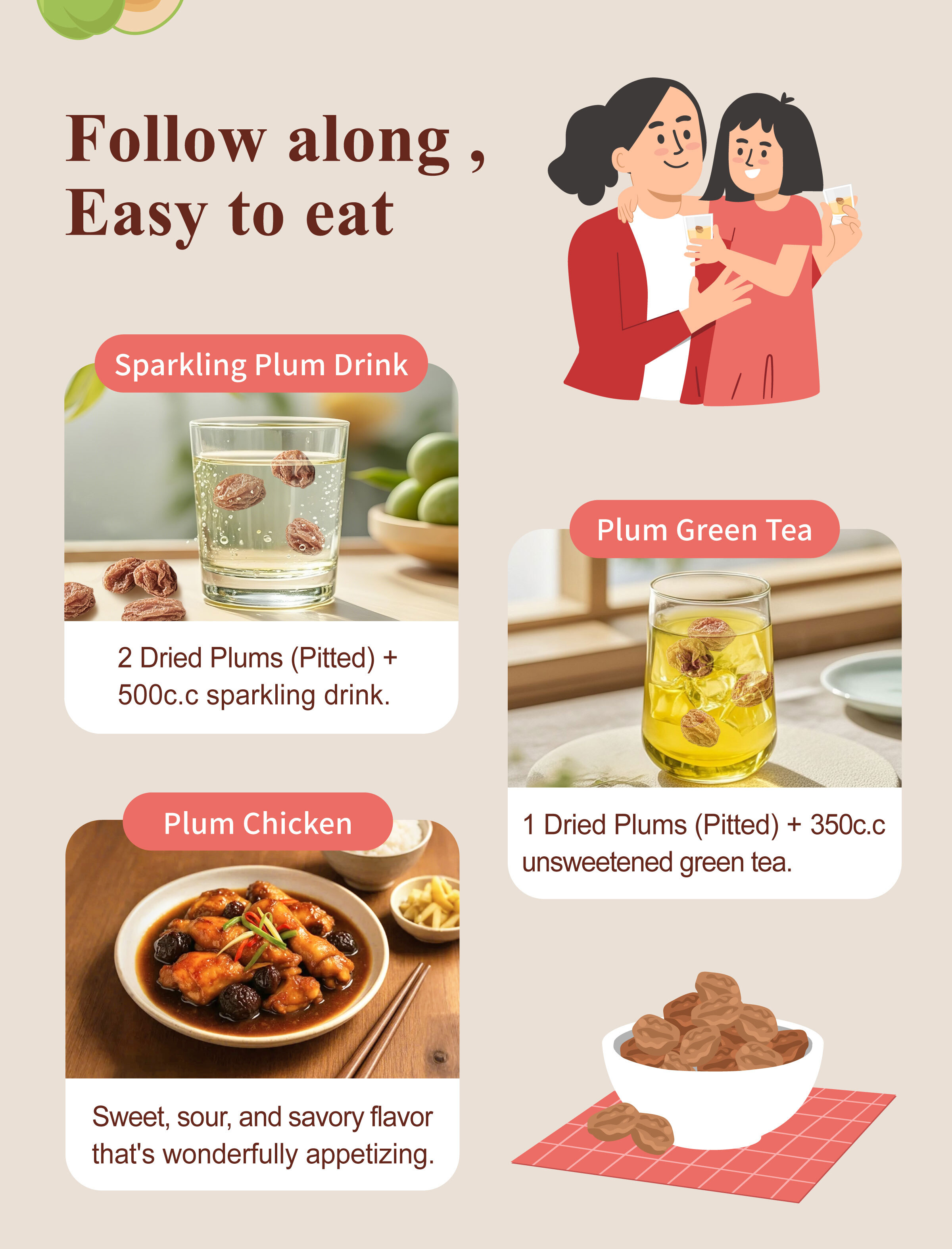 How to Use Dengyi Dried Plums（Pitted）