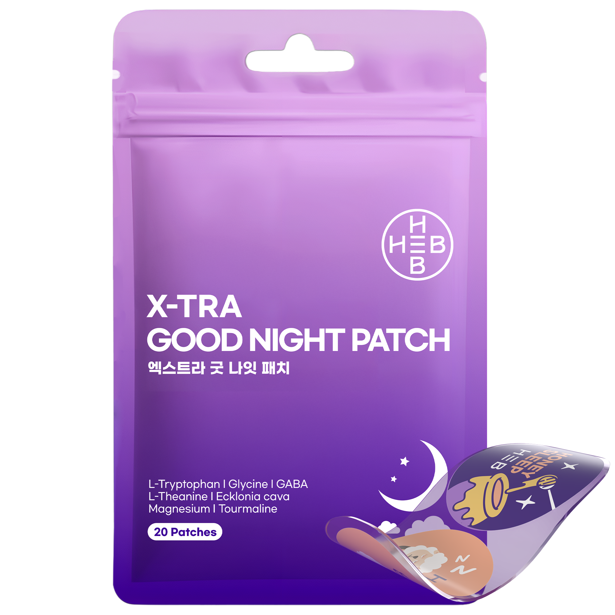 HEB 深層舒眠極效夜用貼布 #一包20片