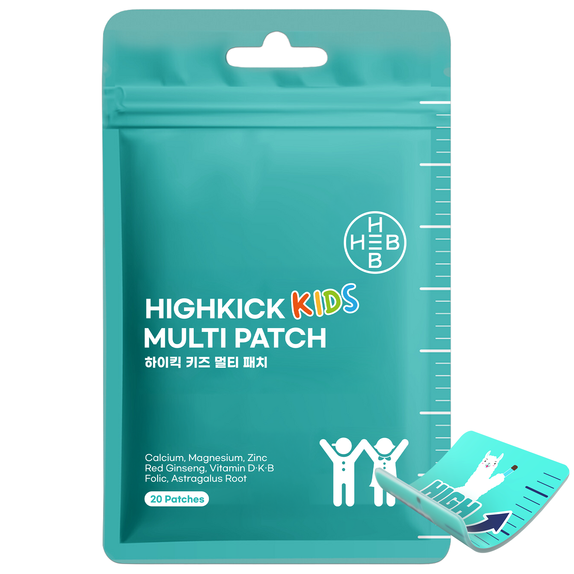 HEB 活力滿滿 High Kick 兒童全效防護多功能貼布 #一包20片