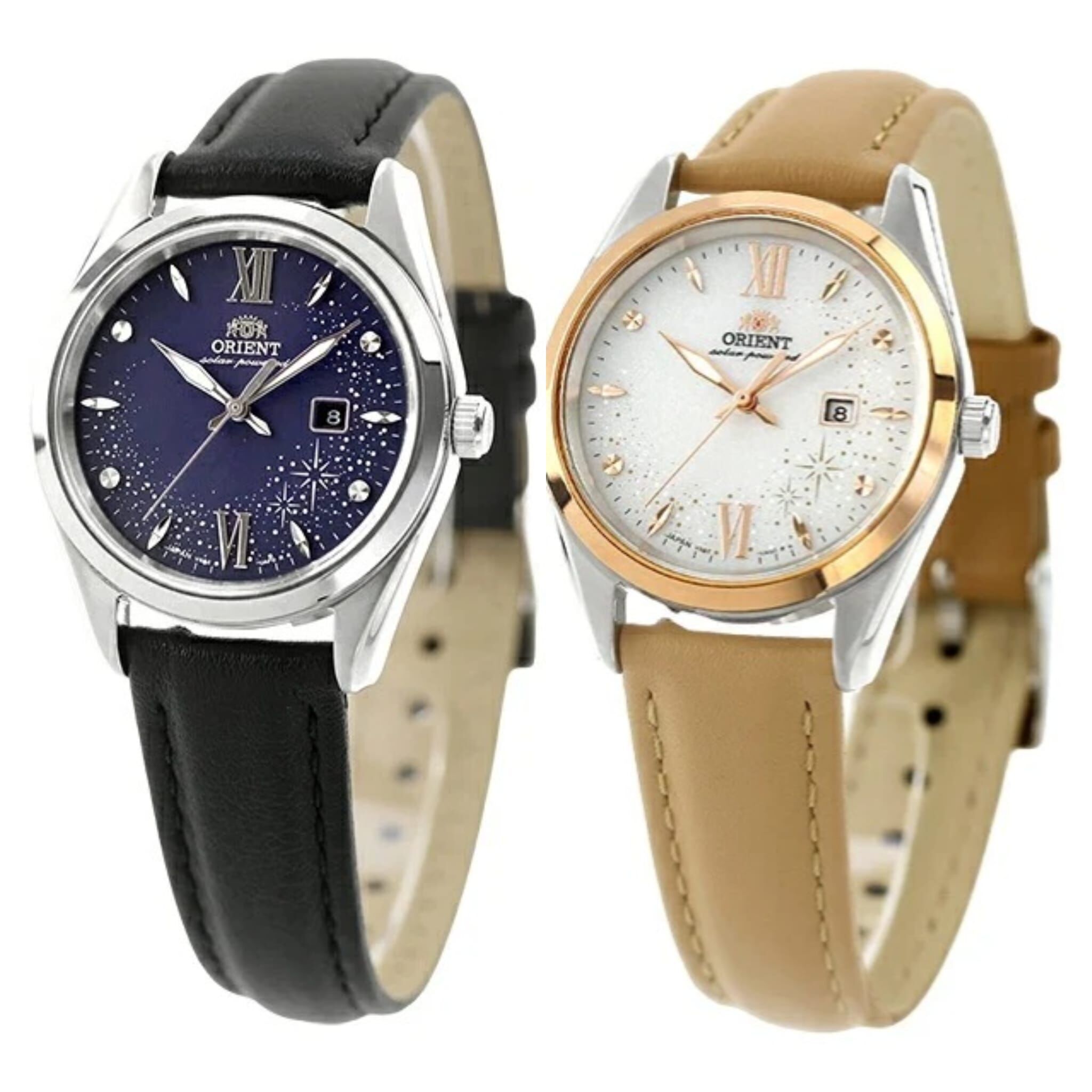 Orient 東方 Stretto 白色錶面 RN-WG0604S / RA-WG0604S , 藍色錶面 RN-WG0605L / RA-WG0605L Solar Quartz Women’s Watch 太陽能石英女士手錶