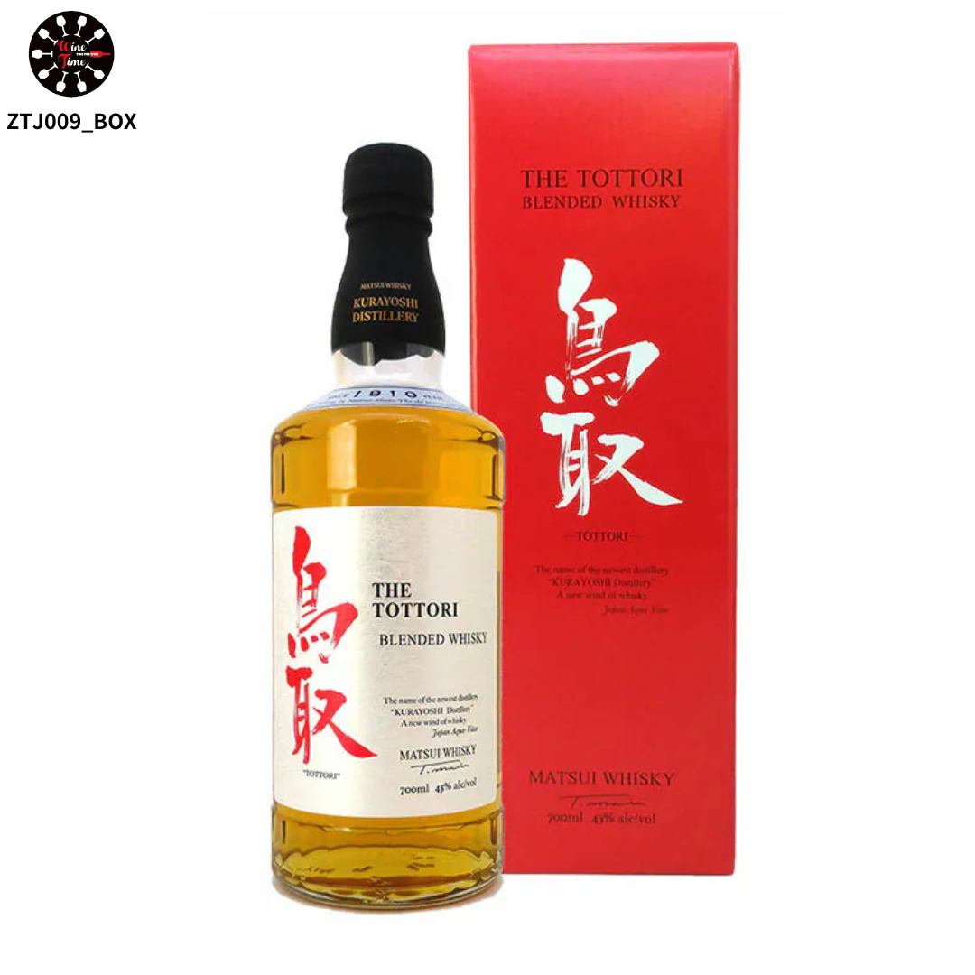 Tottori Blended Japanese Whisky 43% 鳥取日本調和威士忌 (紅色盒)