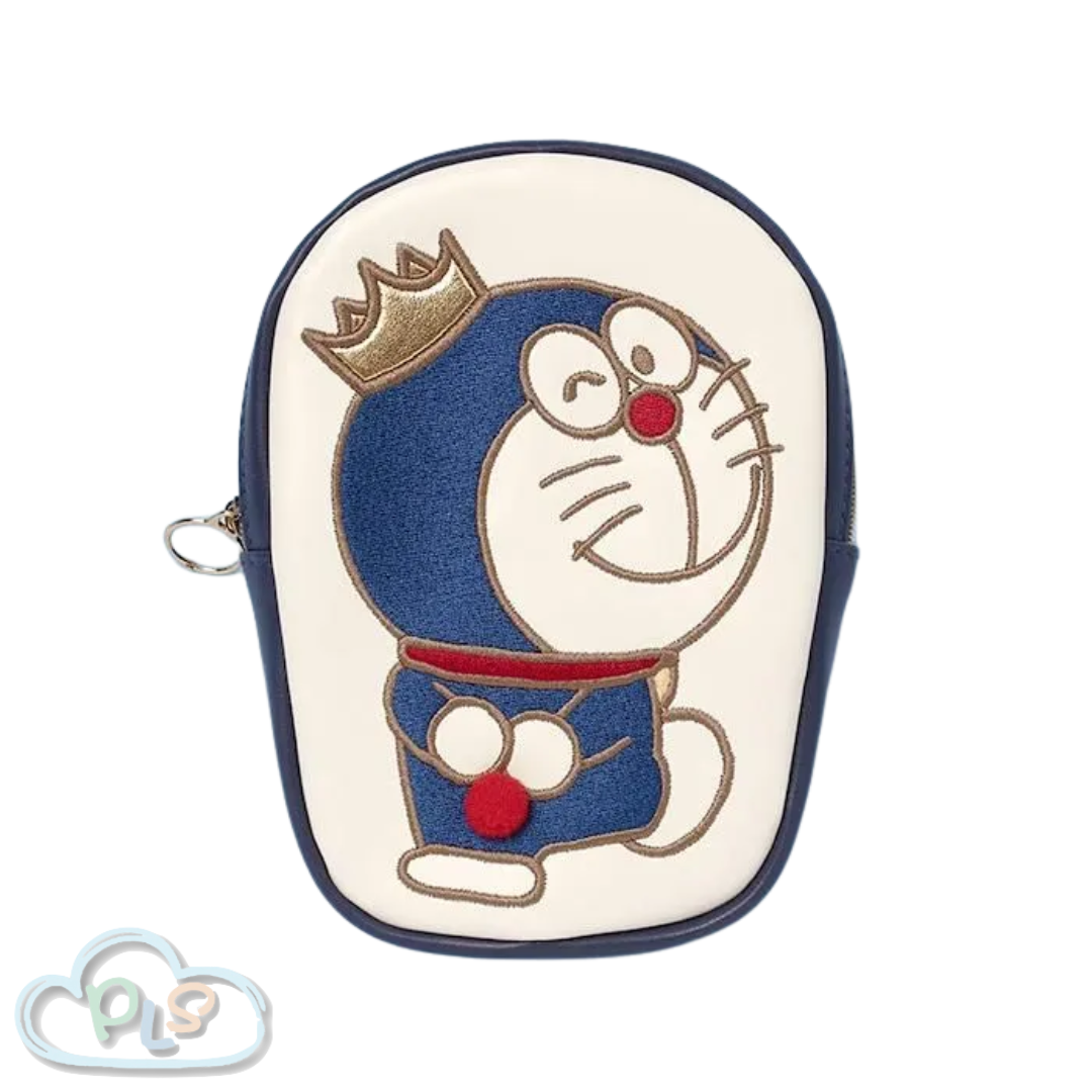 Corduroy 3D Portable Storage Bag [Limited To One Per Person] Navy Doraemon'S Birthday Celebration Flowering  #72121-NV
