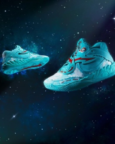 [特價售出無退換] 男鞋 PUMA MB.05 MELO WORLD 湖水綠 骷髏頭 翅膀 緩震 耐磨 運動 實戰 籃球鞋【312798-01】LaMelo Ball