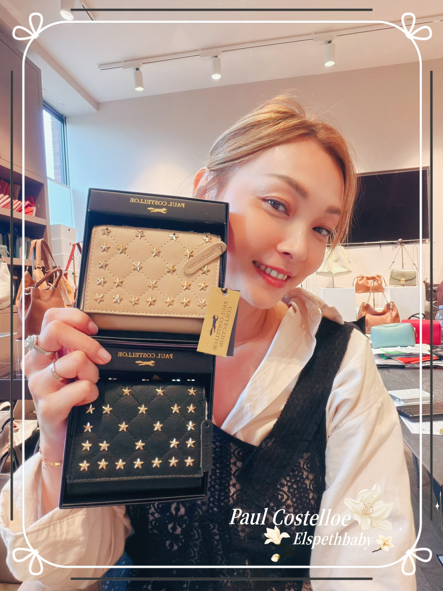 英國代購 Paul Costelloe PCW4503A AMU 星星銀包