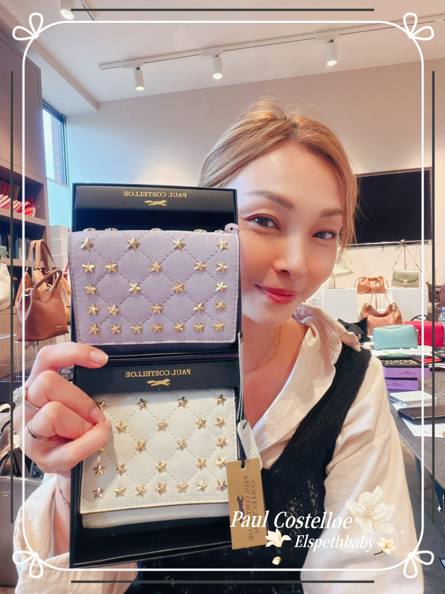 英國代購 Paul Costelloe PCW4503A AMU 星星銀包