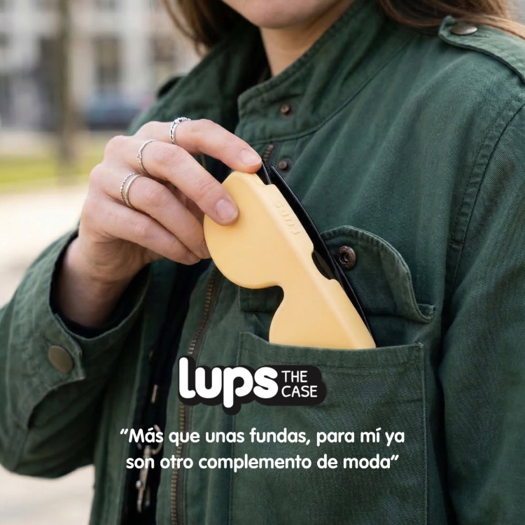 西班牙 Lups The Case 眼鏡墨鏡隨身保護套 淺黃