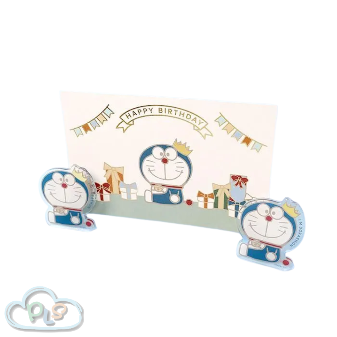 360-Degree Rotating Portable Clip Stand [Limited To One Per Person] Doraemon'S Birthday Celebration Flowering  #72124-1
