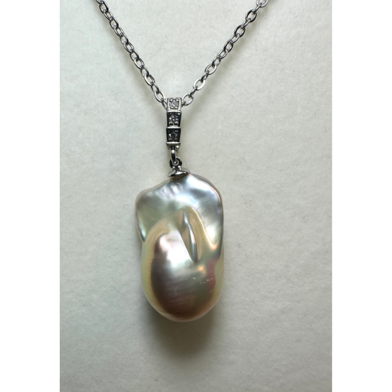 HKAG0821-010 巴洛克頸鏈 (S925銀) (S SIZE / 12.5-22MM) (A10)