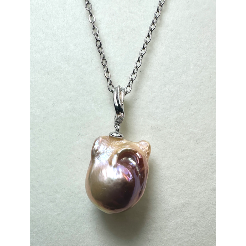 HKAG0821-007 巴洛克頸鏈 (S925銀) (S SIZE / 12-18MM) (A7)