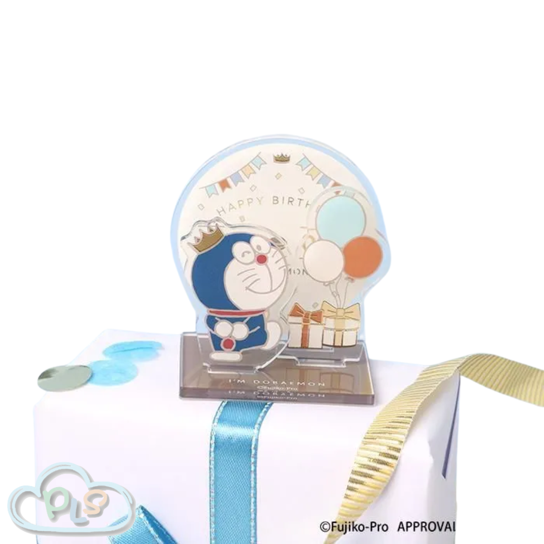 Acrylic Background Decorative Standee [One Per Person] Doraemon'S Birthday Celebration Flowering  #72125-1