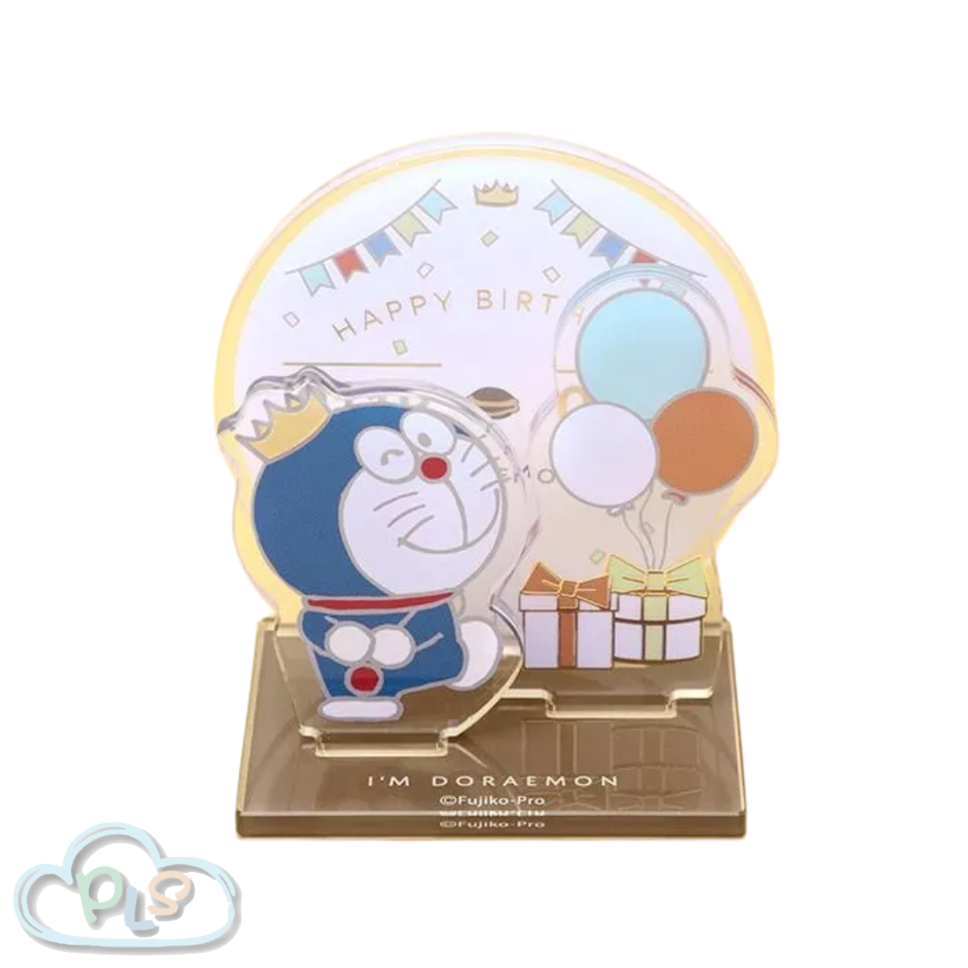 Acrylic Background Decorative Standee [One Per Person] Doraemon'S Birthday Celebration Flowering  #72125-1