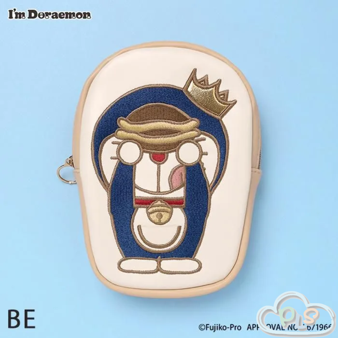 Corduroy 3D Portable Storage Bag [Limited To One Per Person] Beige Doraemon'S Birthday Celebration Flowering  #72126-BE