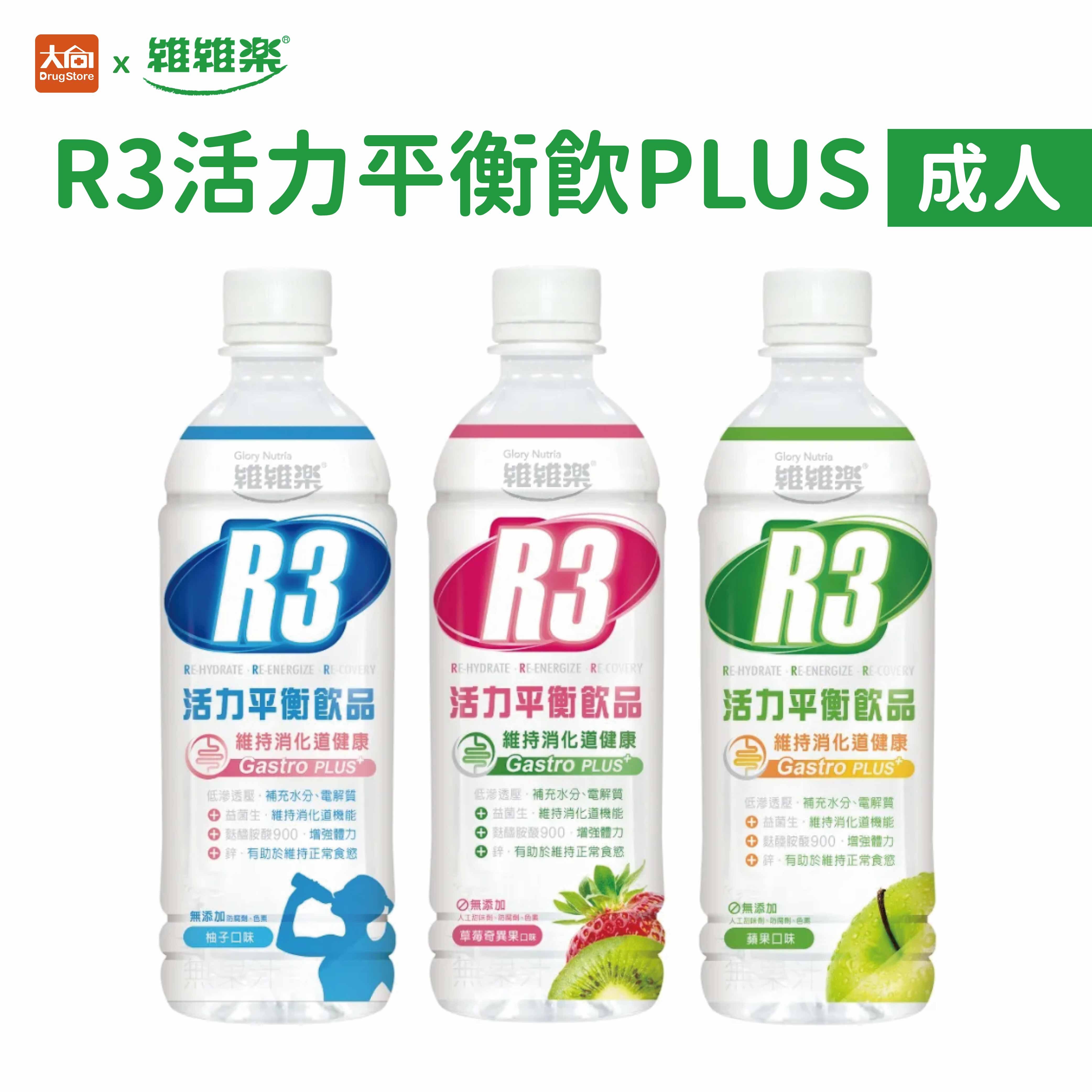 維維樂 R3活力平衡飲PLUS(24瓶/箱)