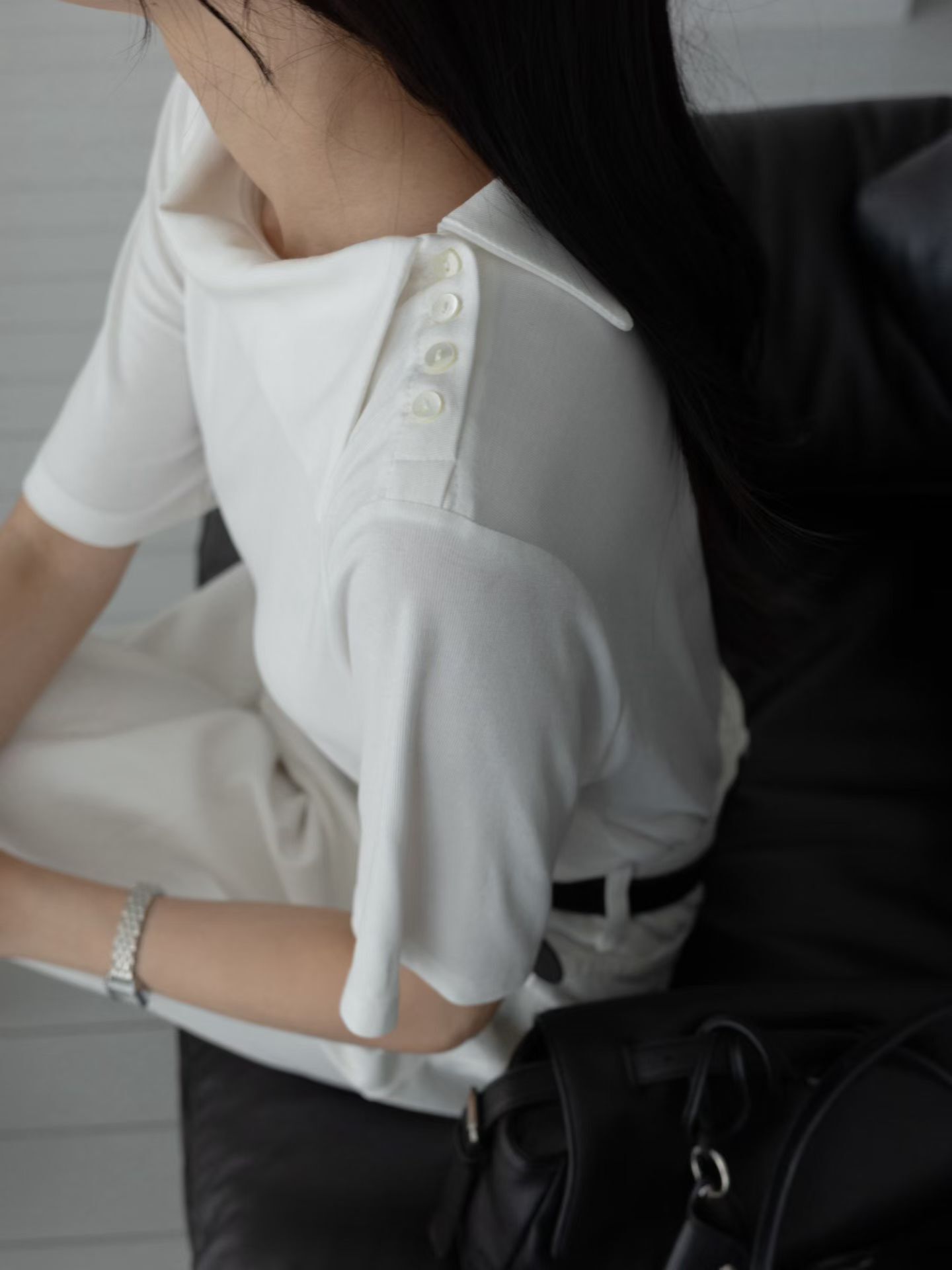 AB2695 Asy Collar Top