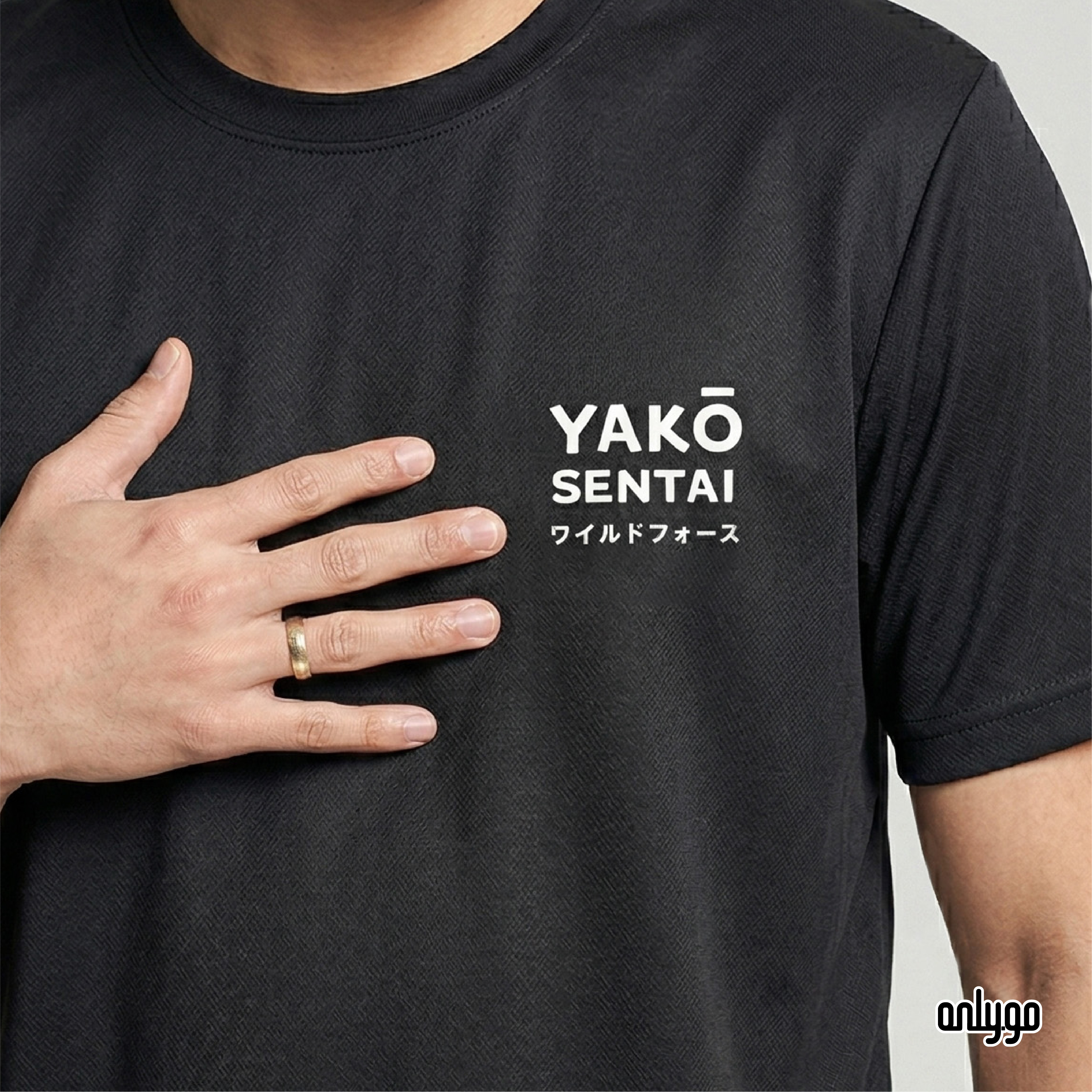 YAKŌ SENTAI｜動物夜光戰隊 UVカット・快適吸汗速乾Tシャツ ― マレーバクモデル