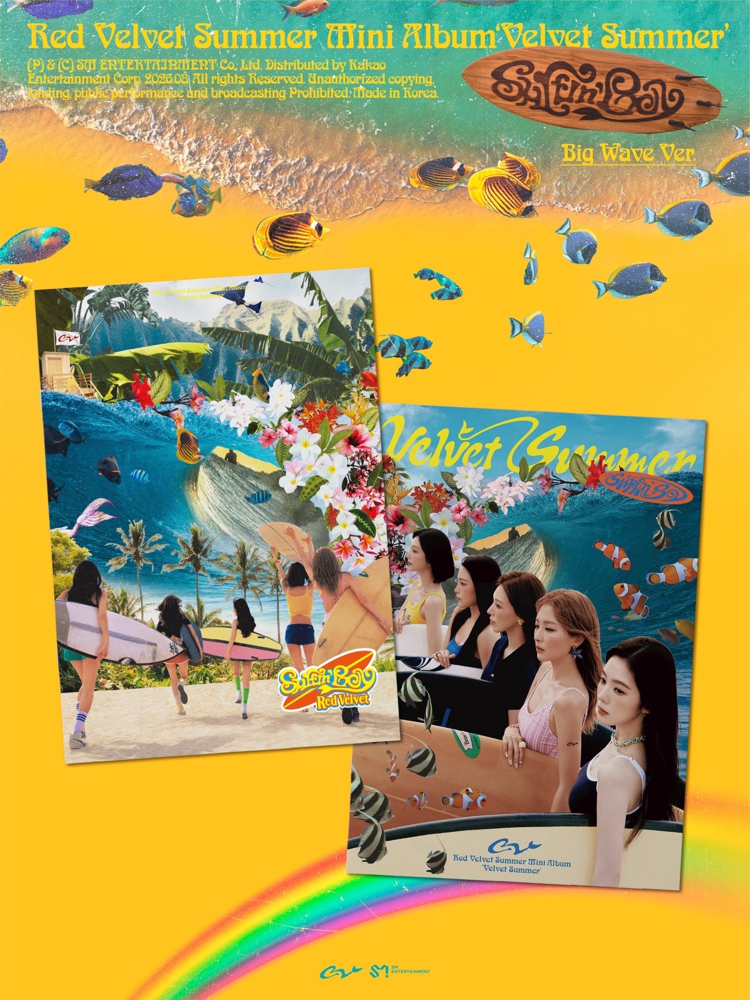 Red Velvet Velvet summer Album : Big Wave ( random cover)