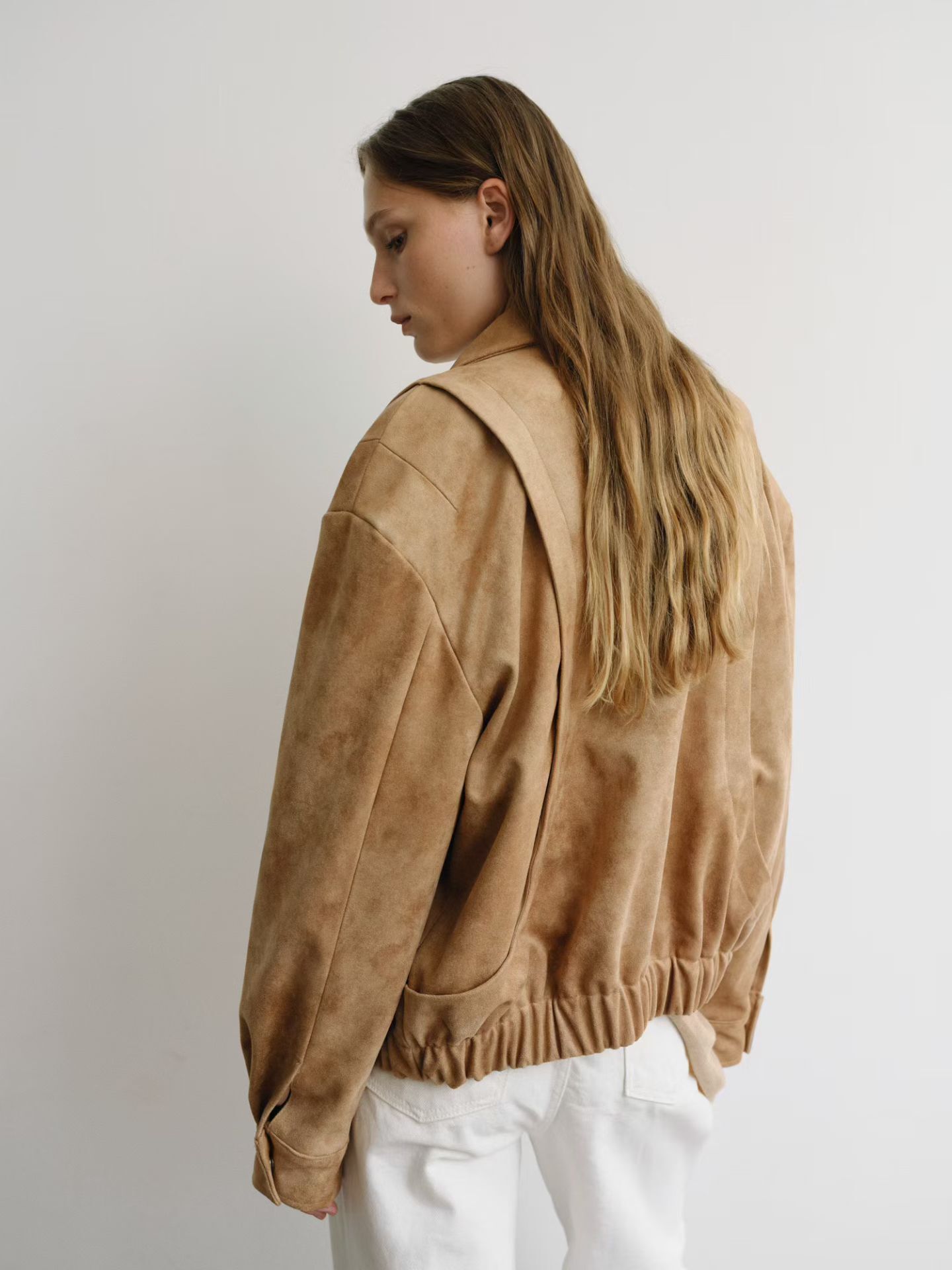 AB2699 suede bomber JK