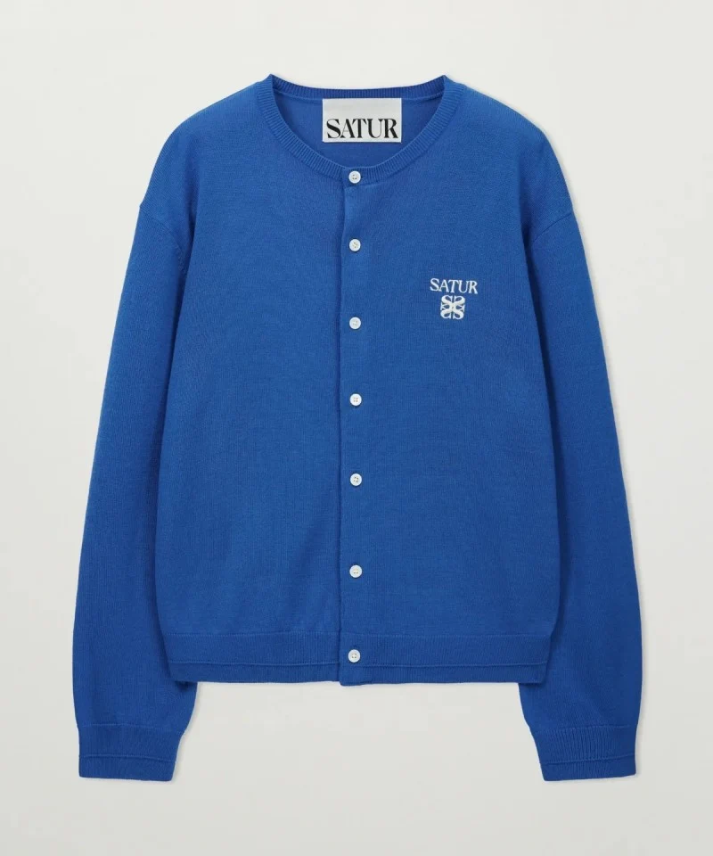 【預購】SATUR ZKR082009 男裝針織外套 (藍色)