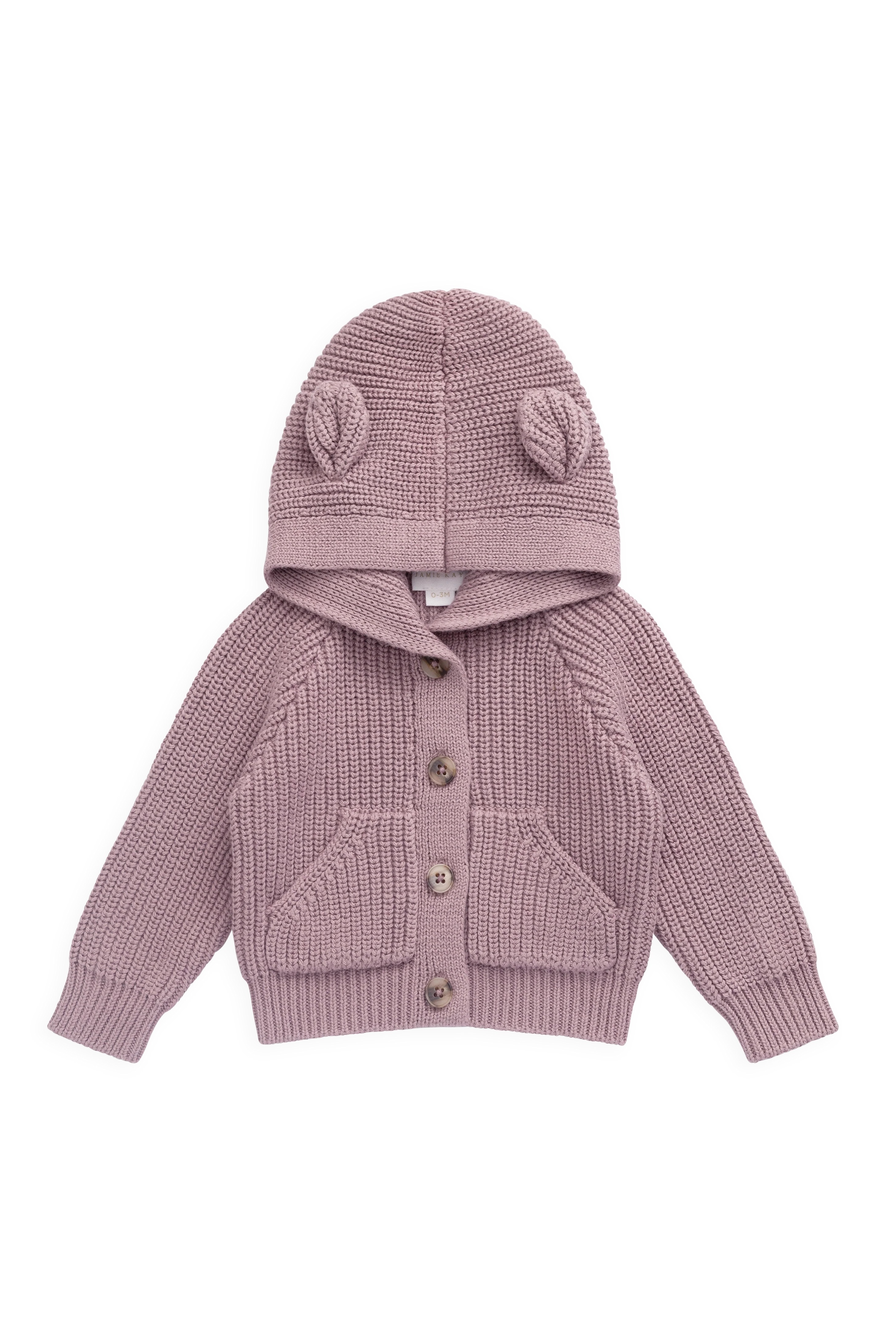 【預購】JAMIE KAY -Bear Cardigan（Dreamy Pink）