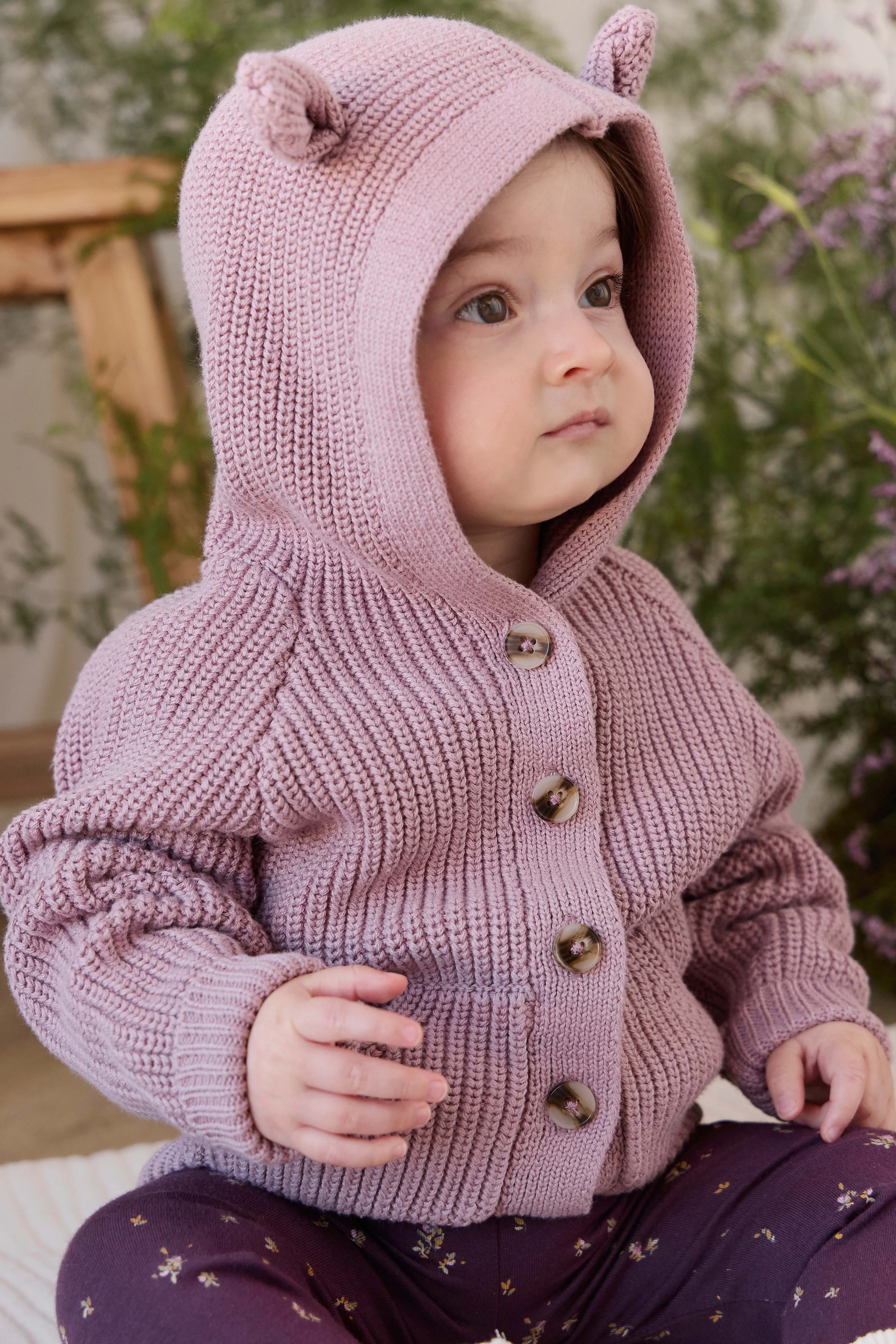 【預購】JAMIE KAY -Bear Cardigan（Dreamy Pink）