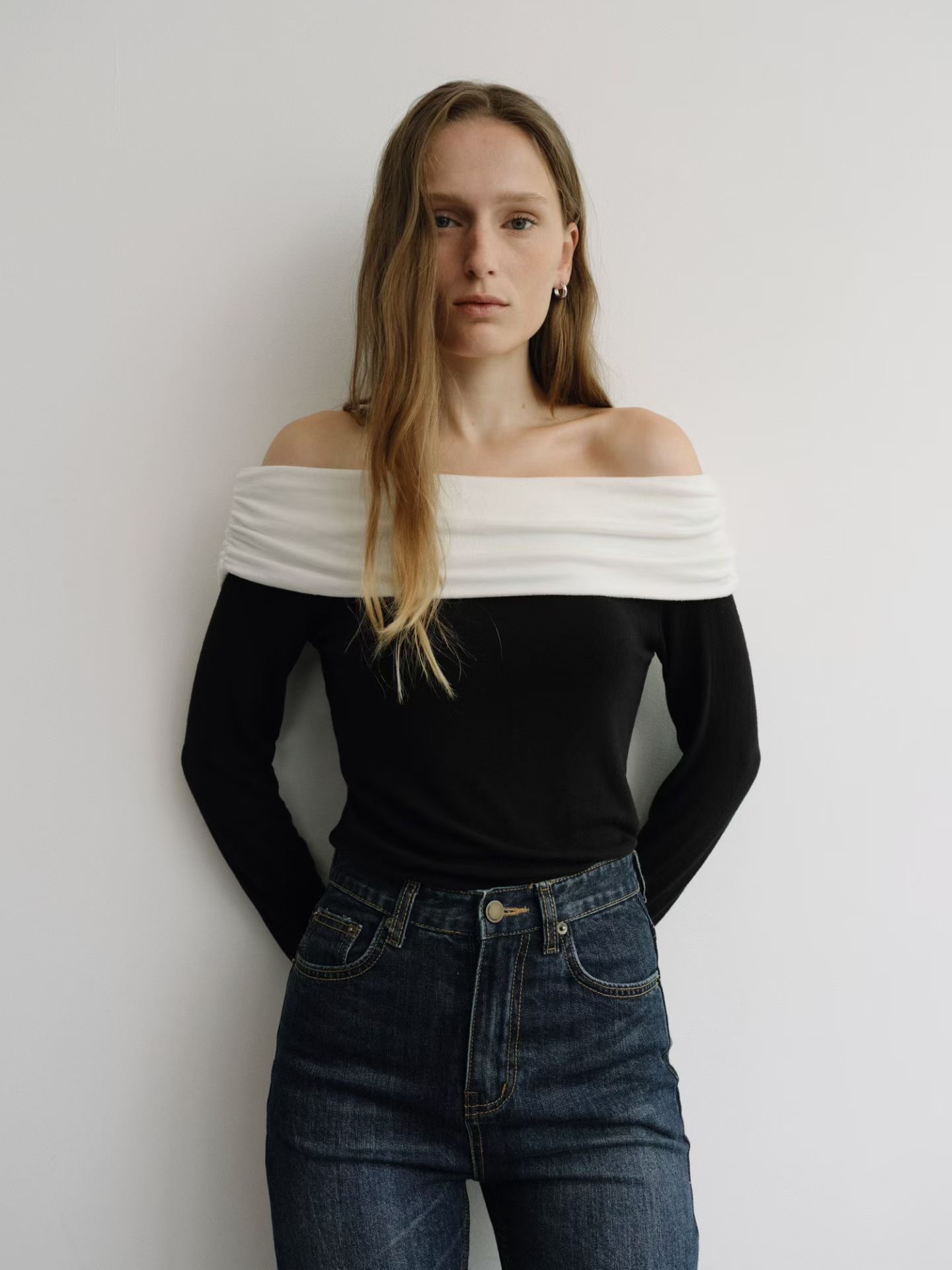 AB26106 Soft Shirring Top
