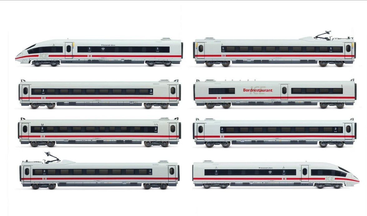 Arnold HN2612S N scale DB AG, eight-unit high-speed train ICE 3 class 403 in the new redesign, ep. VI, with DCC sound decoder