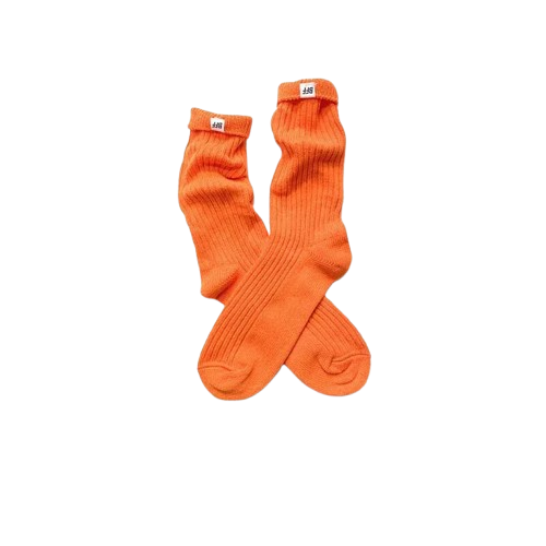 BFF Best foot friend LOOSE SOCKS 橘色堆積 中筒襪 長襪【BF210001】
