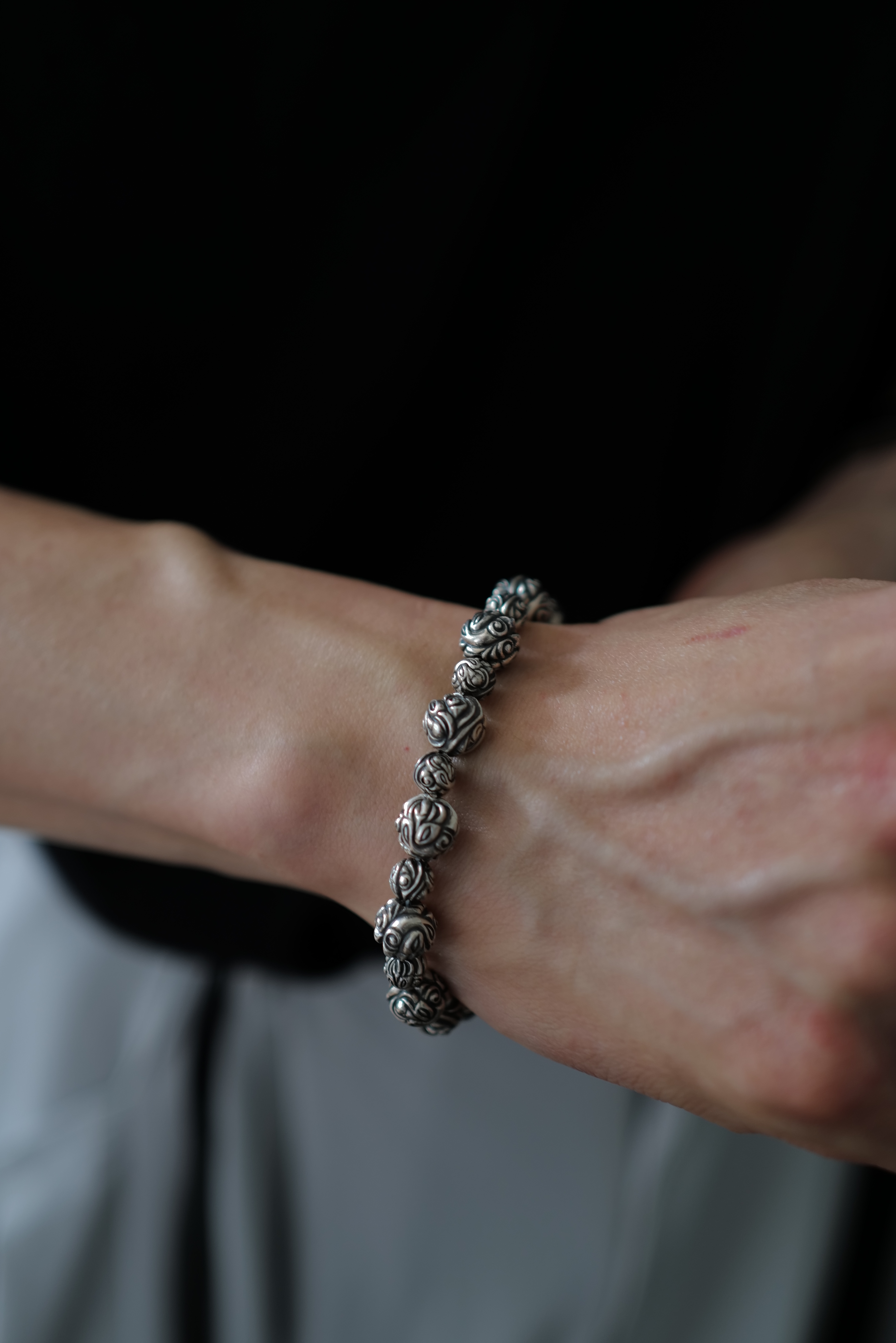 Bound by Love Bracelet (6mm 10mm Embossed Nest)