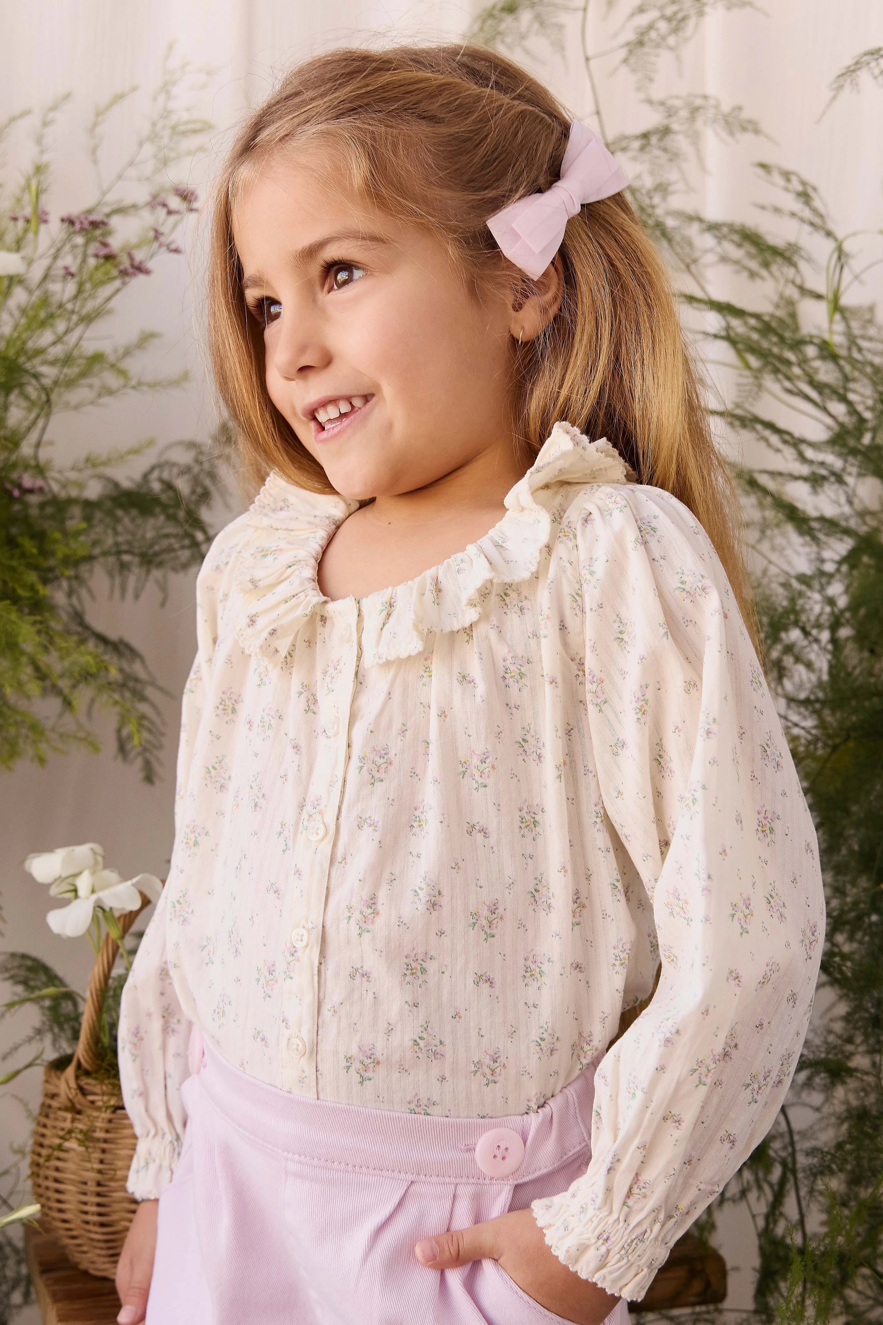 【預購】JAMIE KAY -Organic Cotton Cecile Top（Justine Orchid）