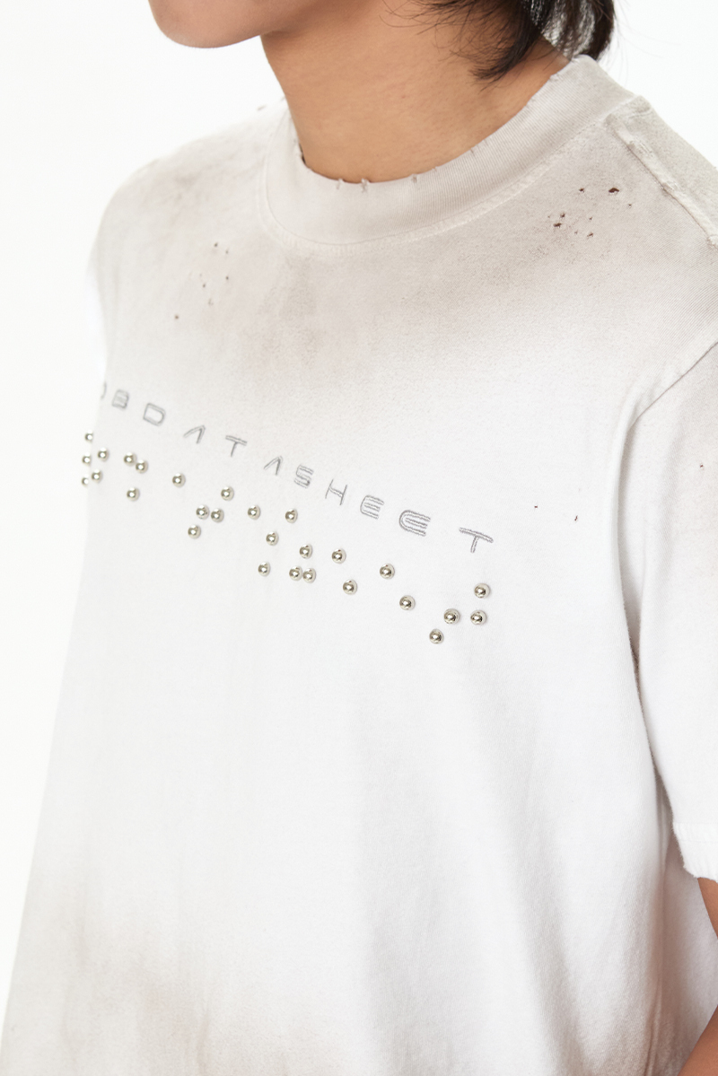 Jobdatasheet D49 Embossed Braille Tee 盲人 點字 短T 短袖