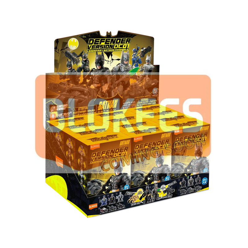 [預訂] Blokees [布魯可積木車] 蝙蝠俠積木車 E03 (盲盒) (一套6款)