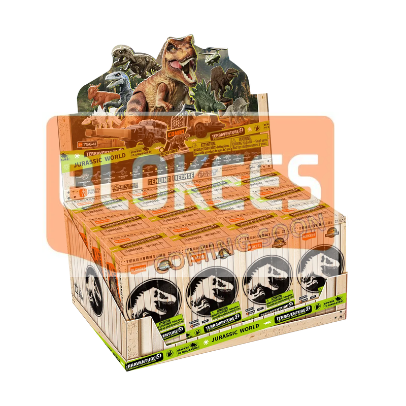 [預訂] Blokees [驚喜版] 侏羅紀世界 自然集 04 (盲盒) (一套12款)