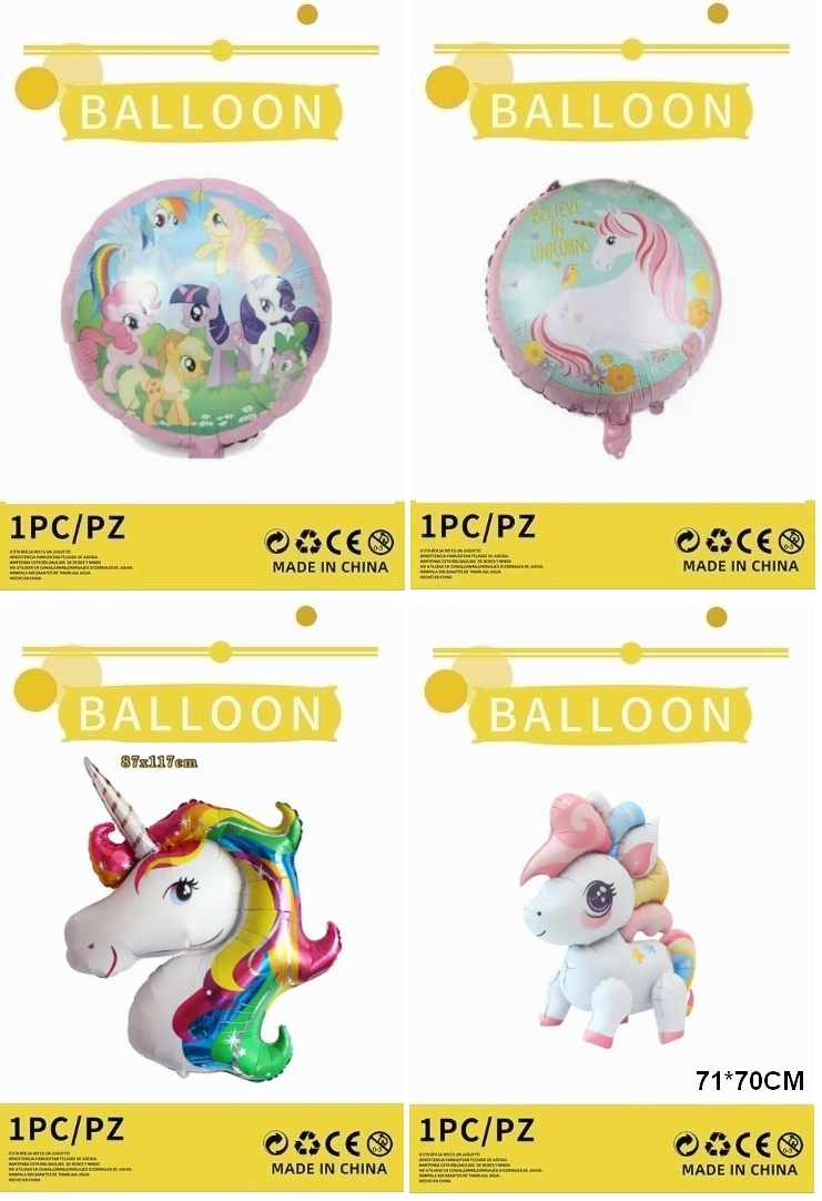 PONY /  UNICORN  鋁膜氣球   👉 現貨