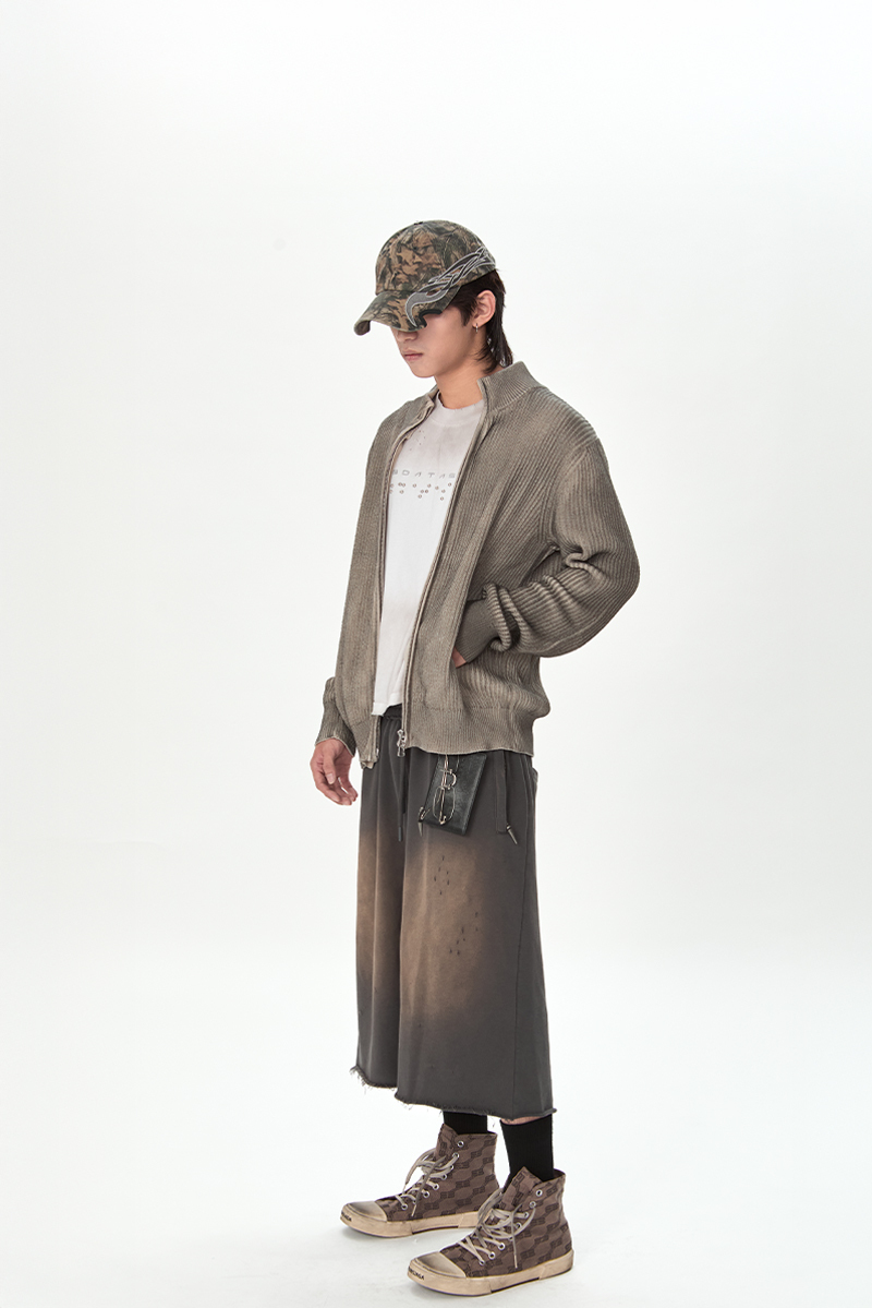 Jobdatasheet D51 Distressed Washed Cropped Pants 水洗 破壞 七分褲