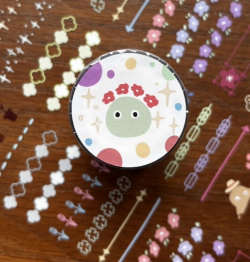 蒔絮紙品．蒔光 5cm亮面PET膠帶 <整捲/分裝>